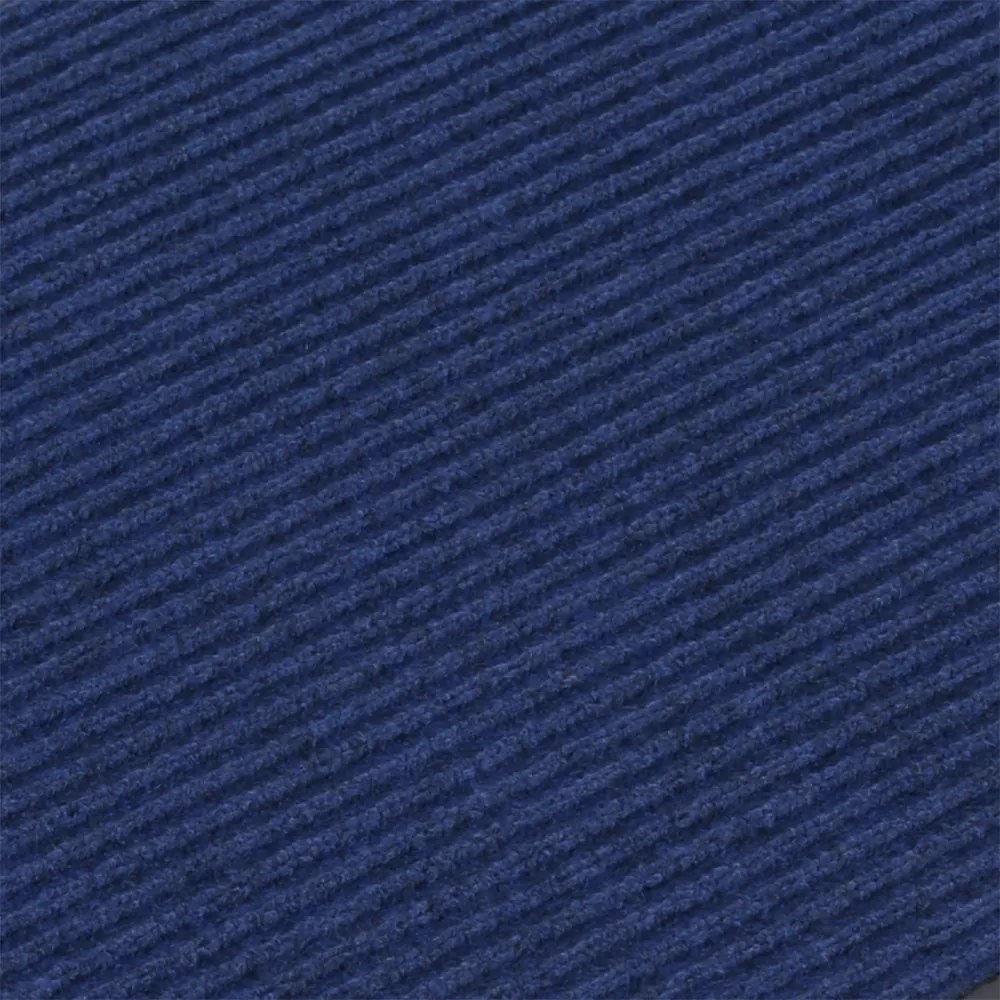 Trwała mata wejściowa z PVC, dywanowa, 90 x 120 cm, niebieska