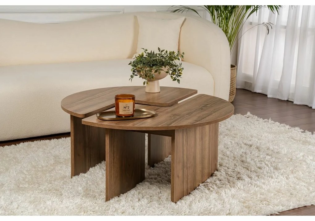 Stolik konferencyjny Moira Walnut