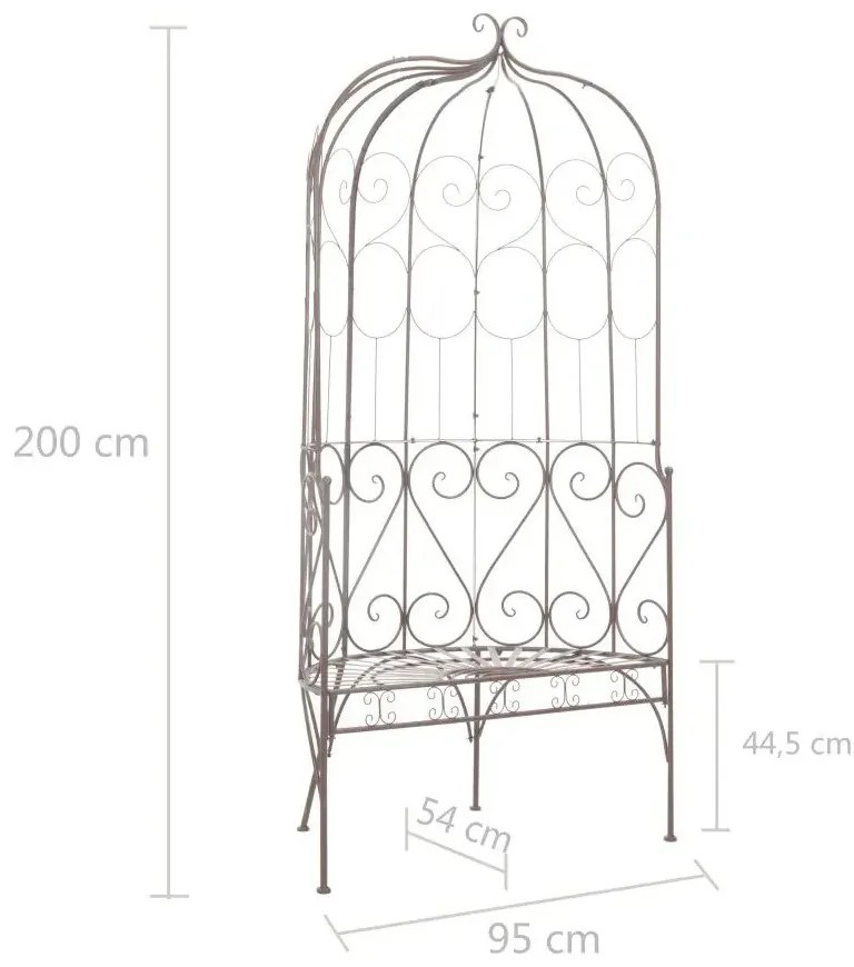Klasyczna ławka ogrodowa S7-N07