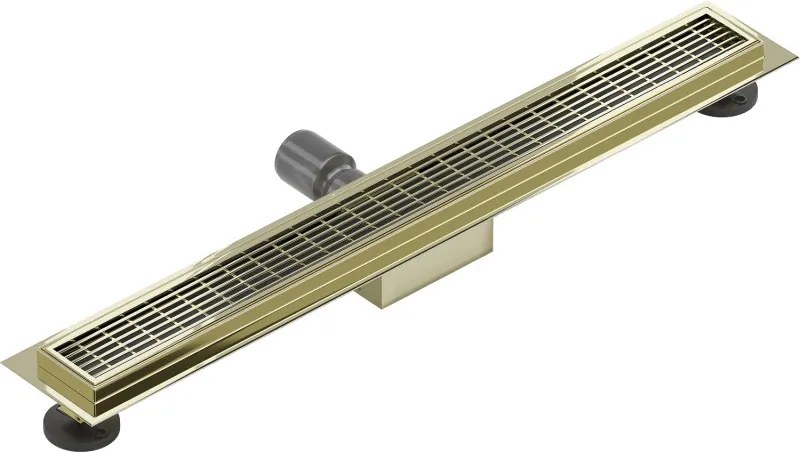 Mexen Flat M33 odpływ liniowy 70 cm, złoty - 1533070-15