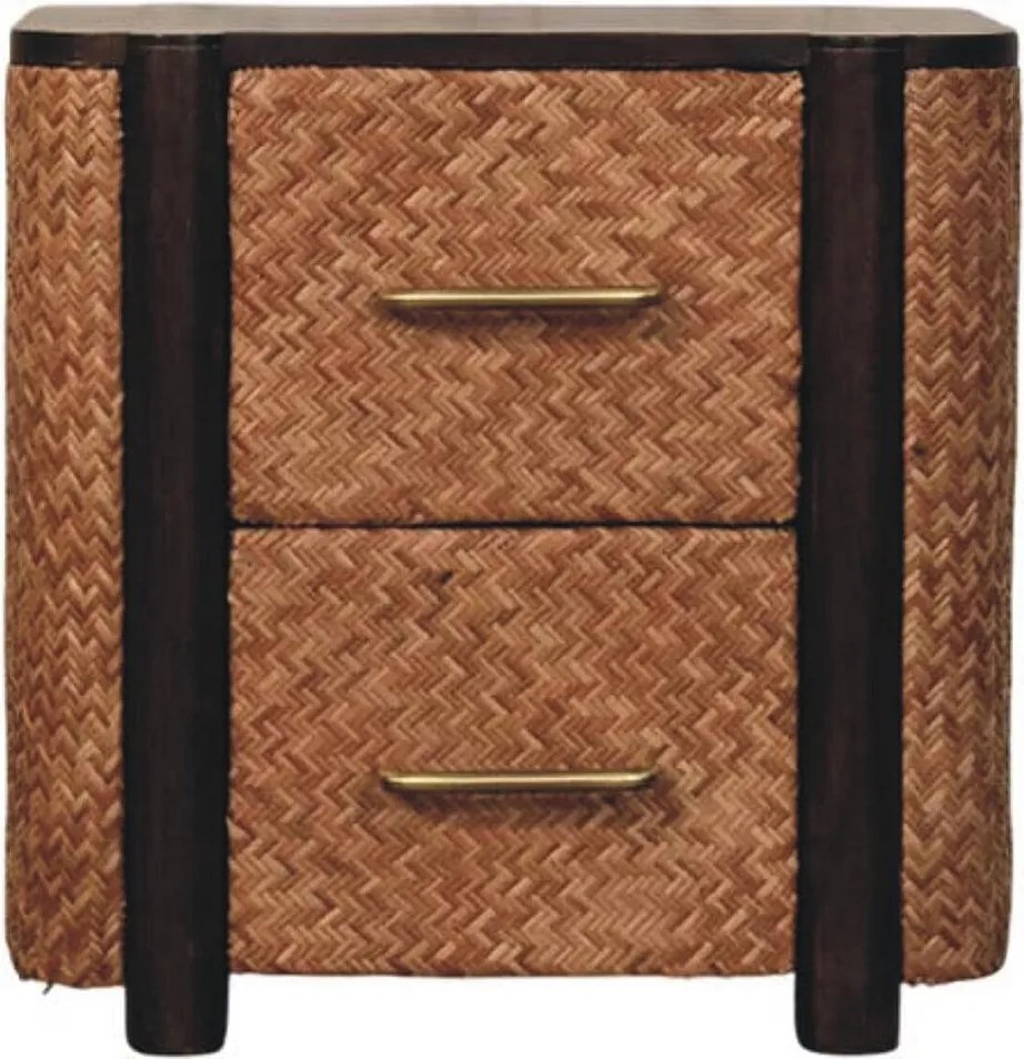 Artisan Furniture Lite drewno Komoda Havana z Plecionym Frontem