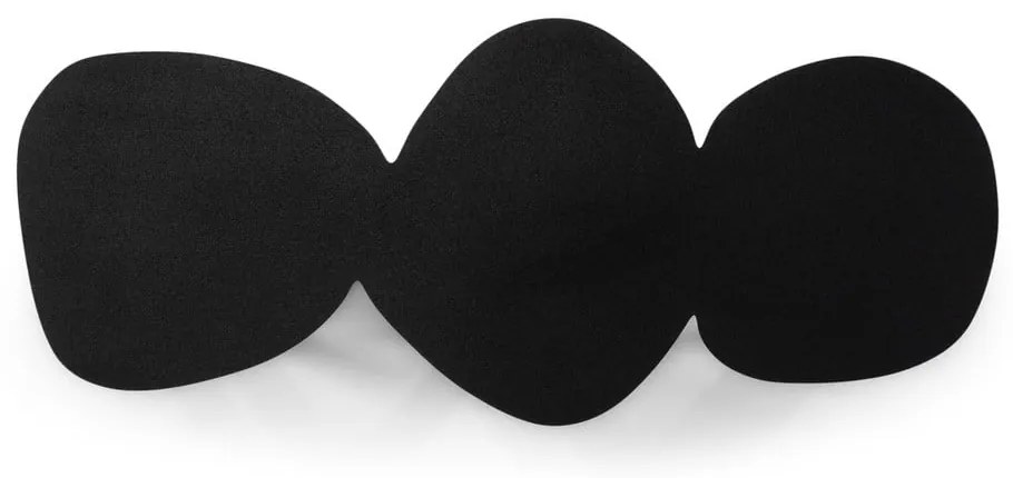 Czarny metalowy wieszak ścienny 35 cm Tumulo – Spinder Design