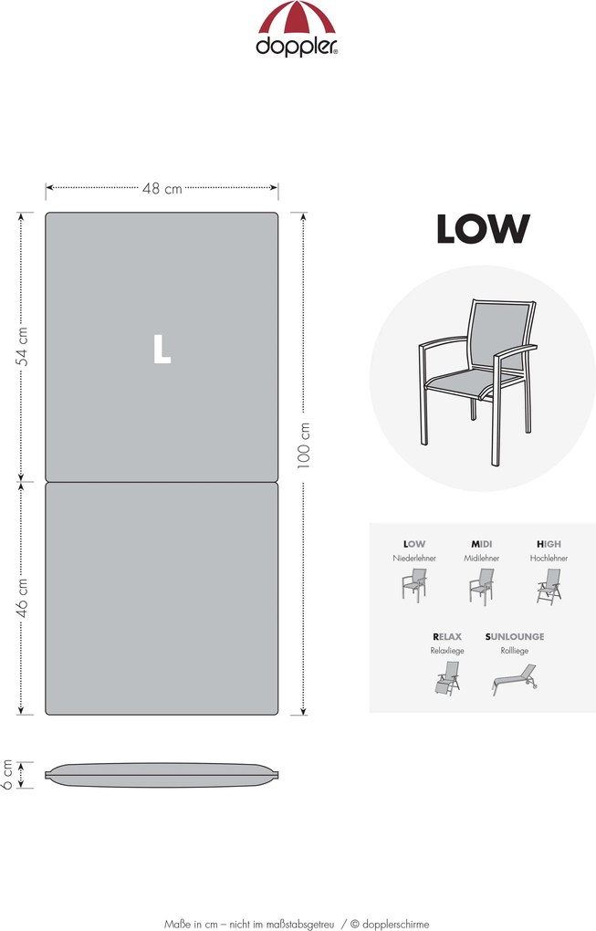 Doppler LIVING 2097 niski - zestaw 6 szt.