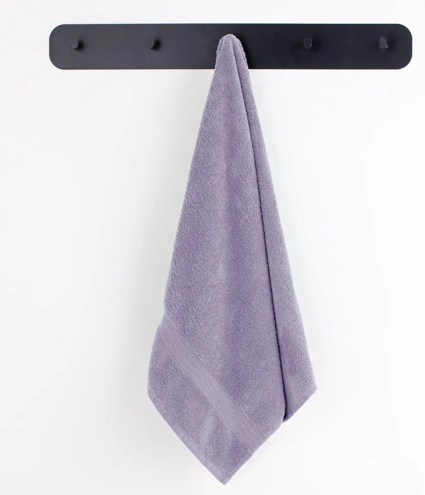 Jasnofioletowy ręcznik DecoKing Marina, 50x100 cm