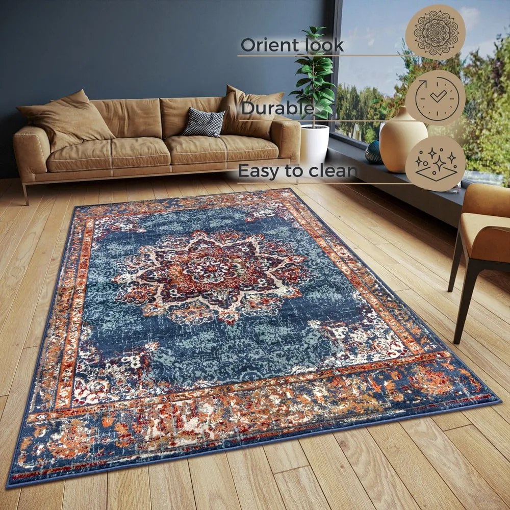Ciemnoniebieski dywan 160x235 cm Orient Maderno – Hanse Home