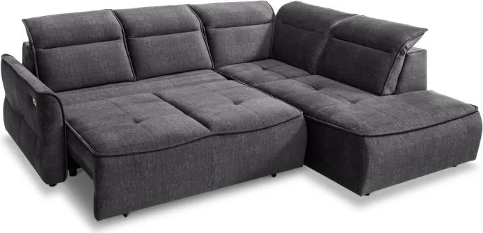 Narożnik MURILLO L z elektryczną regulacją siedziska Prawostronny w tkaninie VOGUE 15 WERSAL