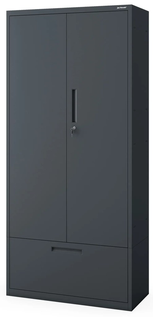 Megan Antracytowy - szuflada na dokumenty 195cm