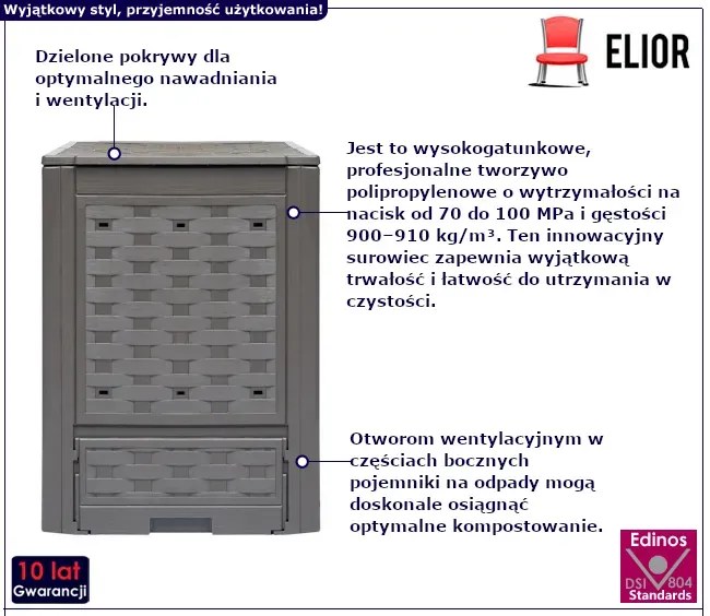 Zestaw dwóch kompostowników - Seto