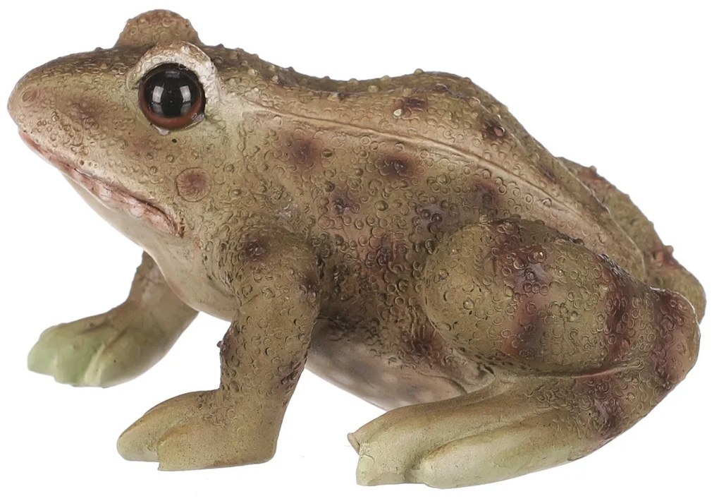Dekoracja ogrodowa Żaba, 10 x 6 x 8 cm,  polyresin