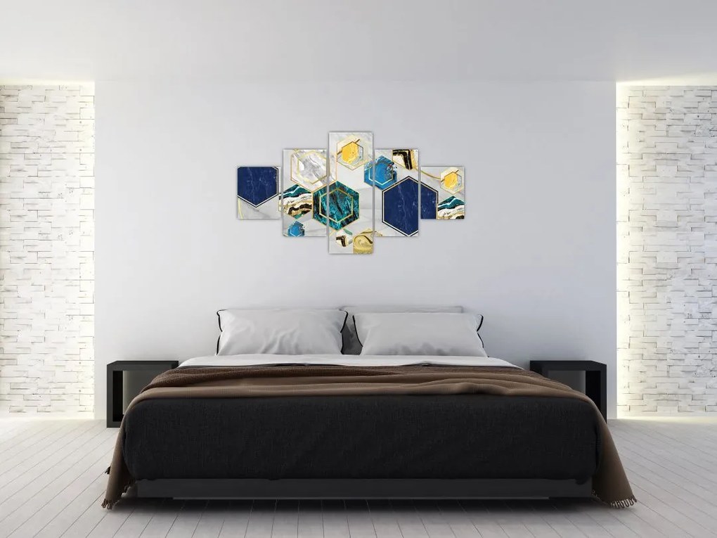 Obraz - Marmurowa kompozycja (125x70 cm)