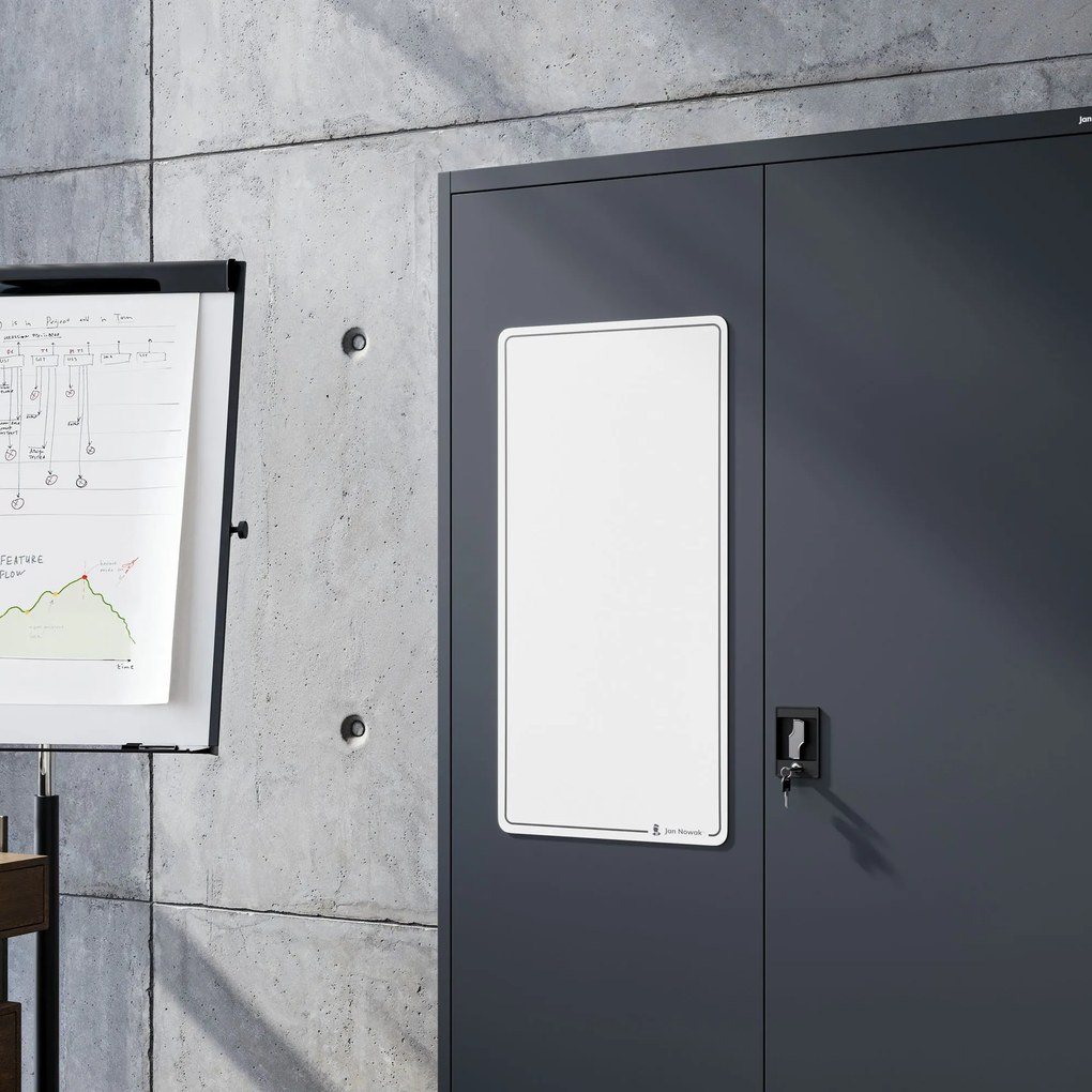 Flipchart magnetyczny duży, 400x800 mm, zestaw 2 szt: MAGNETO