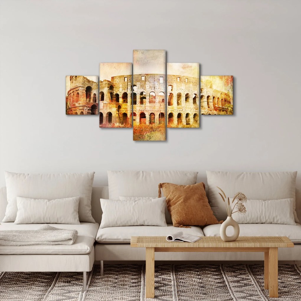 Obraz - Malarstwo cyfrowe, Koloseum, Rzym, Włochy (125x70 cm)