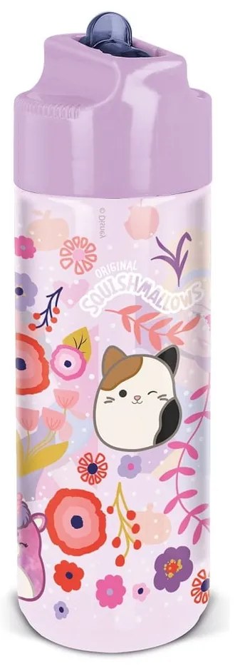 Fioletowa butelka dla dzieci 540 ml Stor – SQUISHMALLOWS