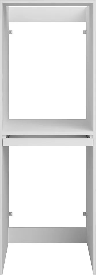 Mebel pod pralkę i suszarkę – Biała – S64 x W184 cm – ERKANO