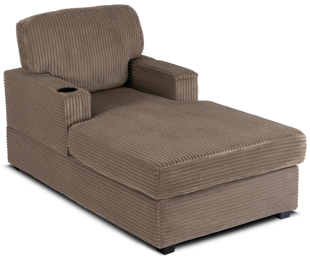 Fotel Wypoczynkowy Sofa NEO Beżowy Sztruksowy Nowoczesny