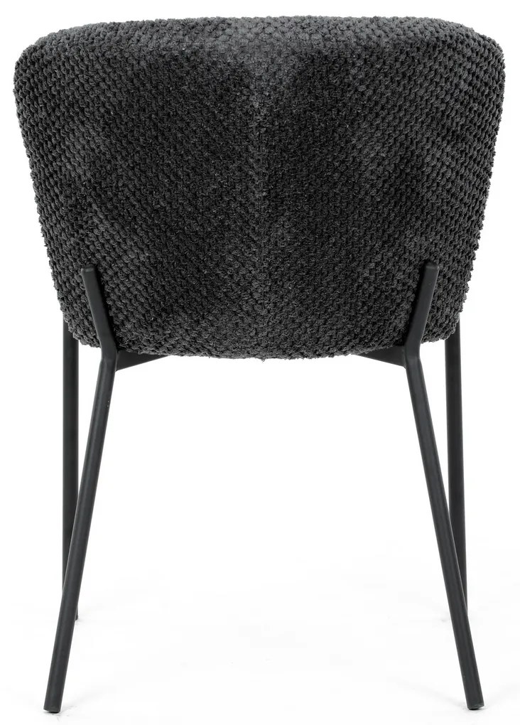Zestaw krzeseł do jadalni Bouclé CT-W1077 GREY2, 4szt.