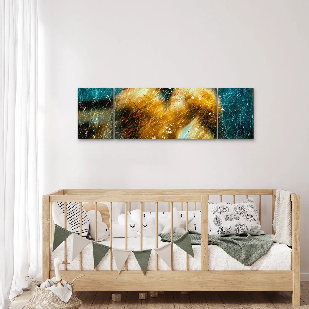 Obraz - Całujące się anioły (170x50 cm)
