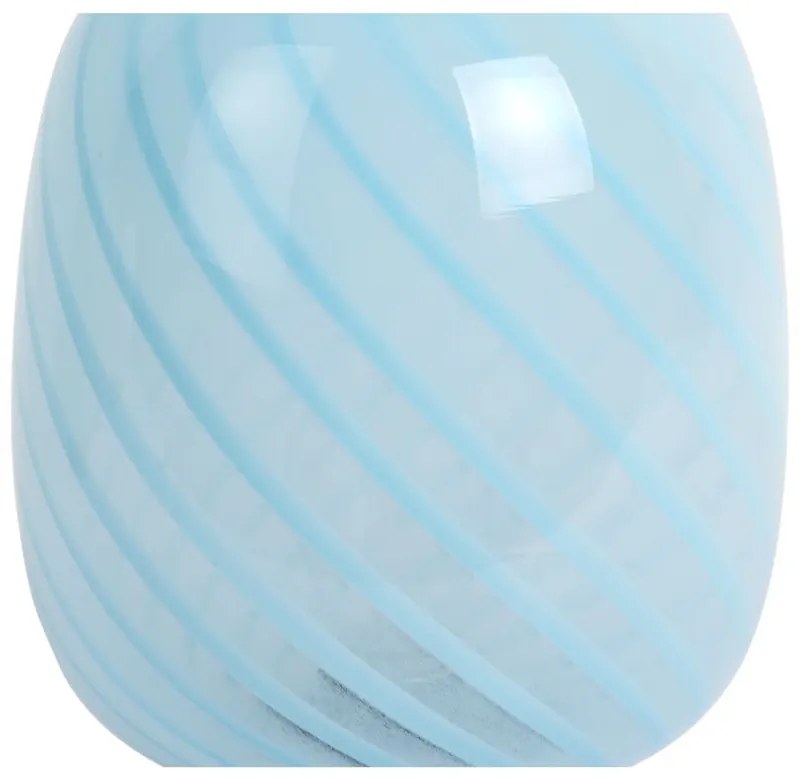 Jasnoniebieska lampa stołowa ze szklanym kloszem (wysokość 20 cm) Summer Globe – Leitmotiv