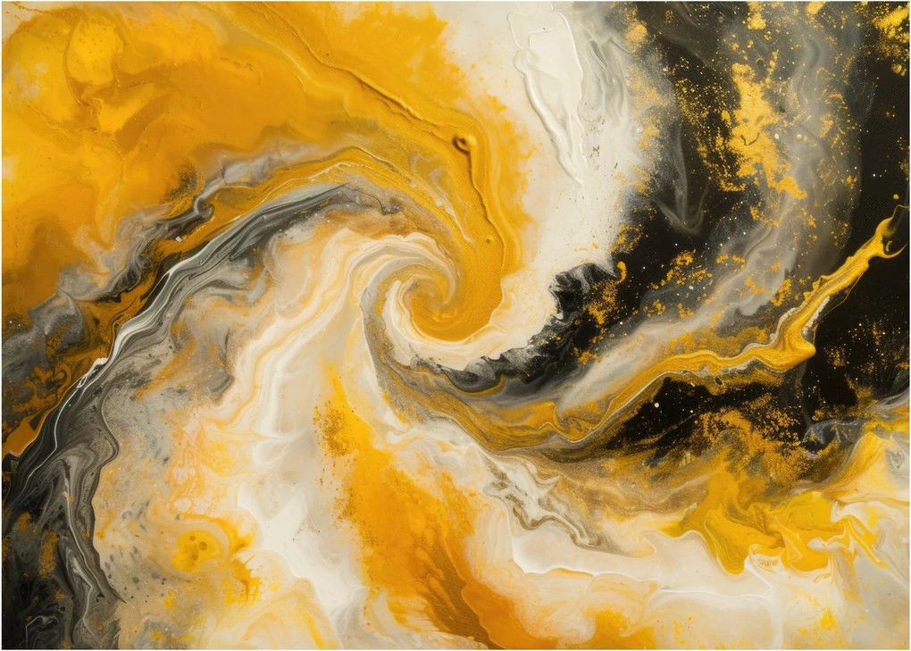 Obraz - Abstrakcja spiralna (70x50 cm)