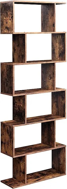 Półka na książki Valora LBC61BX Rustykalny brązowy melaminowany wiór