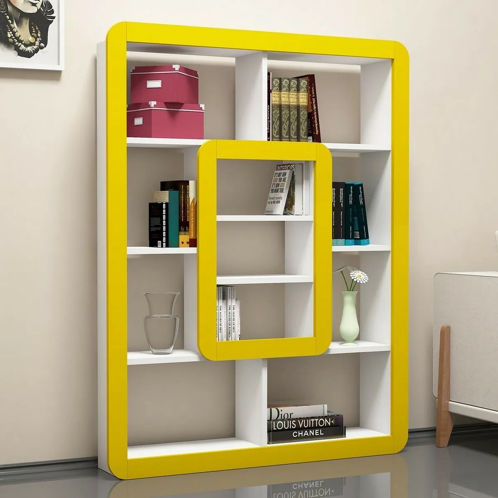 Biblioteczka Orkide Yellow and White