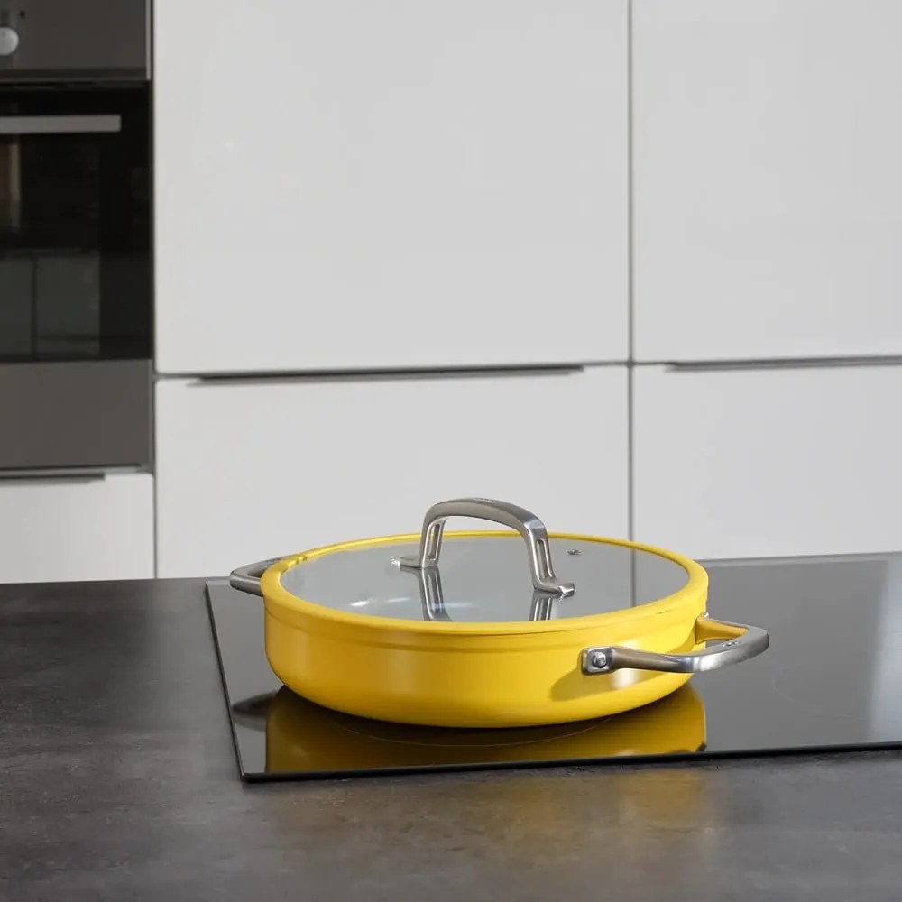 Patelnia z pokrywką/z powłoką ceramiczną ø 28 cm tegame Meda 3.0 – FABINI