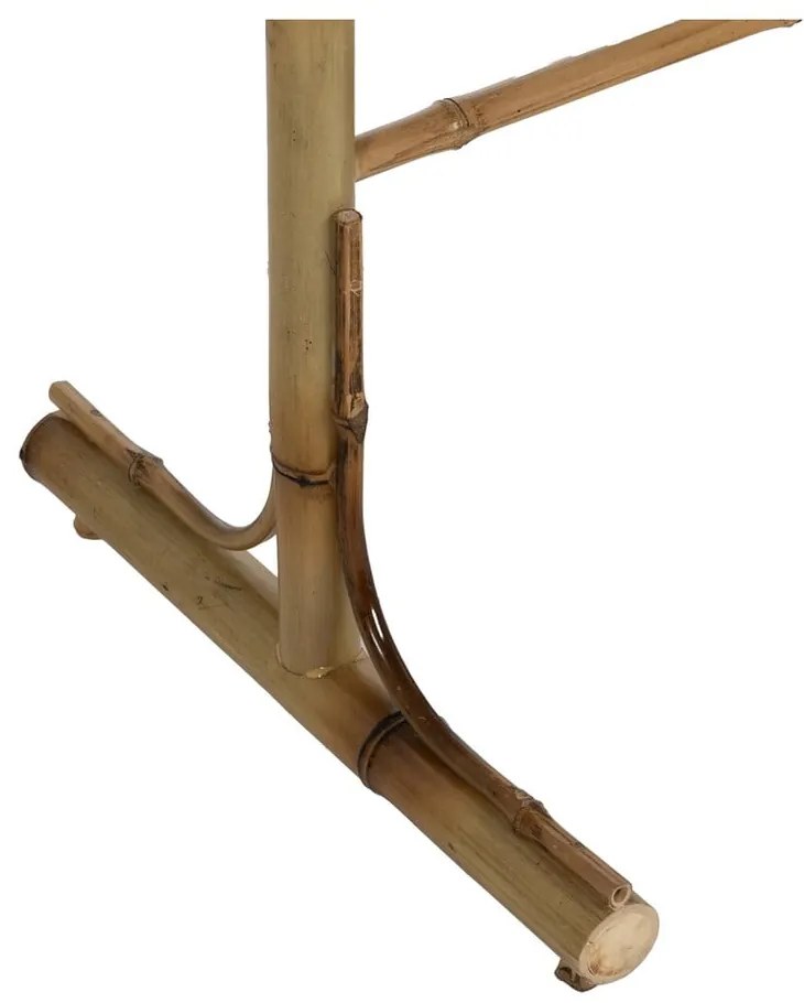 Bambusowy stojak na ubrania w naturalnym kolorze 50x150x40 cm Manali – Ixia
