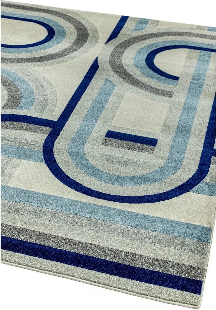 Szaroniebieski dywan 160x230 cm Nova Retro Blue – Asiatic Carpets