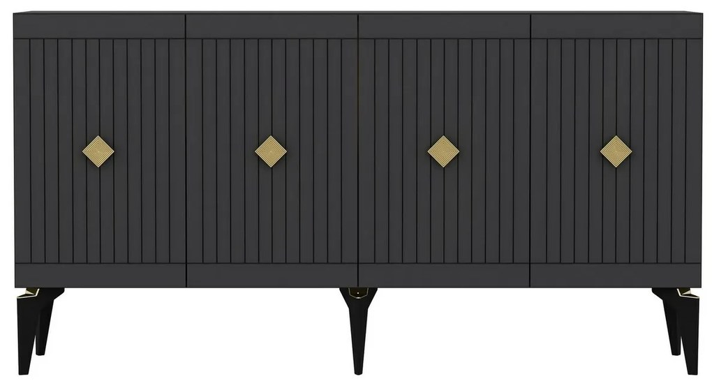 Szafka Midas Anthracite and Gold