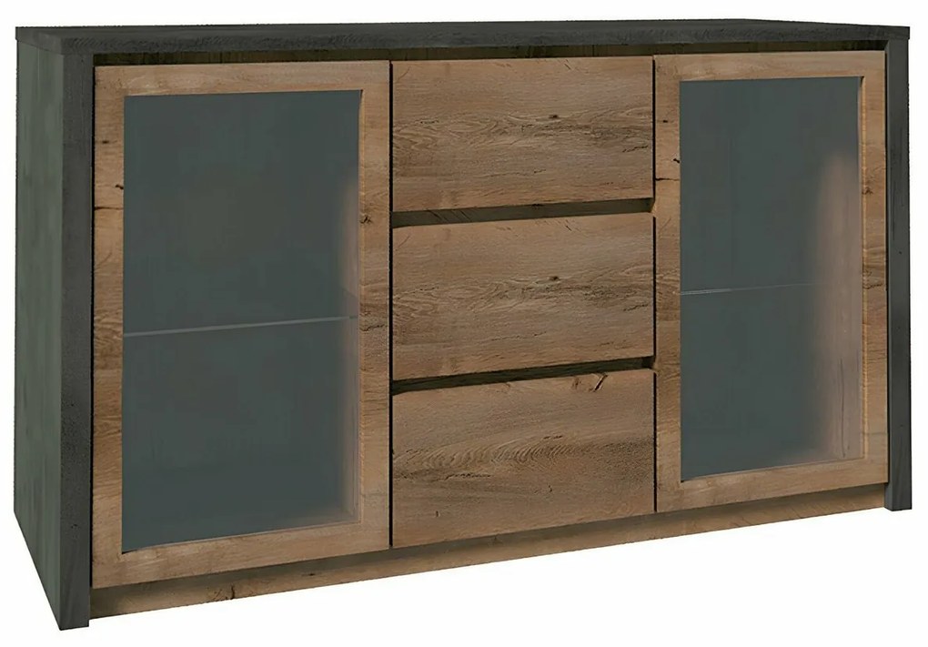 Komoda MONTANA K2D, szary