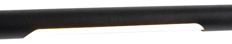 Designerska lampa stołowa czarna z wbudowanym LED i ściemniaczem dotykowym - Palka