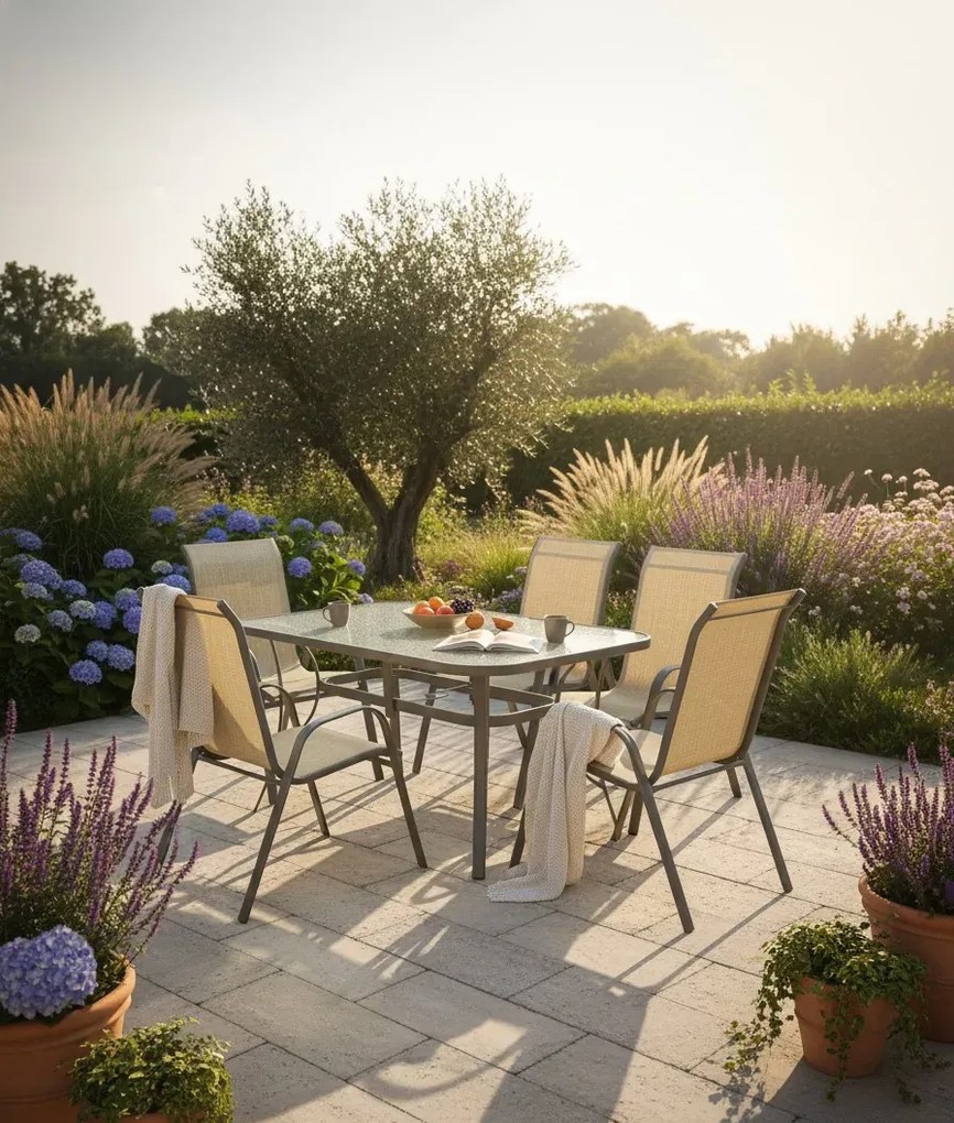 Szklany stół ogrodowy W8-P40