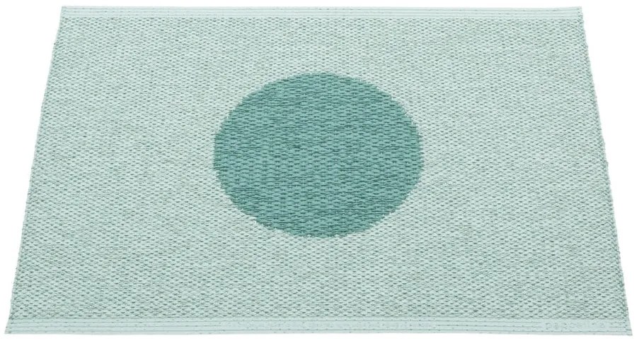 Turkusowy dywan odpowiedni na zewnątrz 70x50 cm Vera Pop Jade – Pappelina