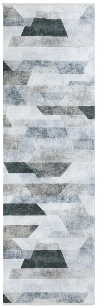 Dywan nowoczesny Dean szary 80 cm x 215 cm