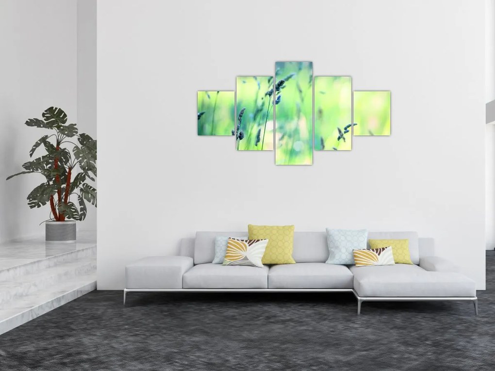 Obraz - Szczegół łąki (125x70 cm)