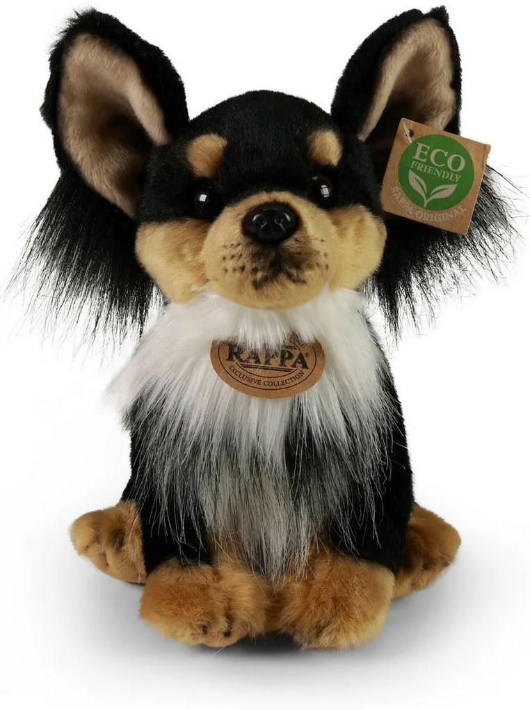 Rappa Pluszowy pies rasy chihuahua siedzący, 24 cmECO-FRIENDLY