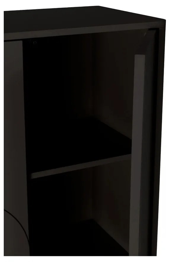 Czarna szafka 80x130x40 cm Solei – MOME