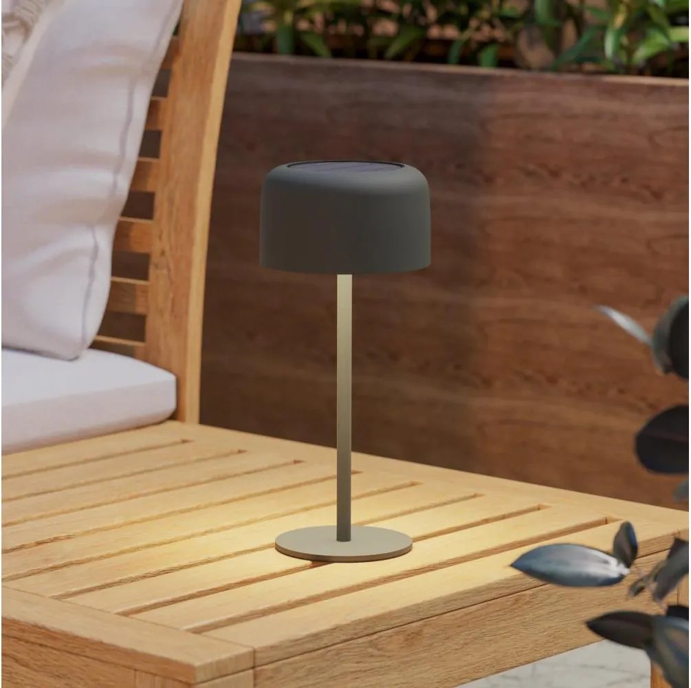 Eglo 901894 - Solarna lampka stołowa LED ROCCANOVA LED/2,8W/3,7V IP44 zielona