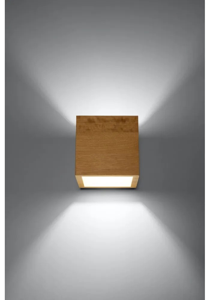 Drewniany kinkiet Sollux Geo