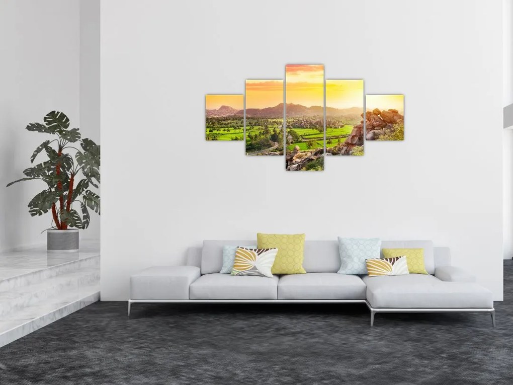 Obraz doliny Hampi w Indiach (125x70 cm)