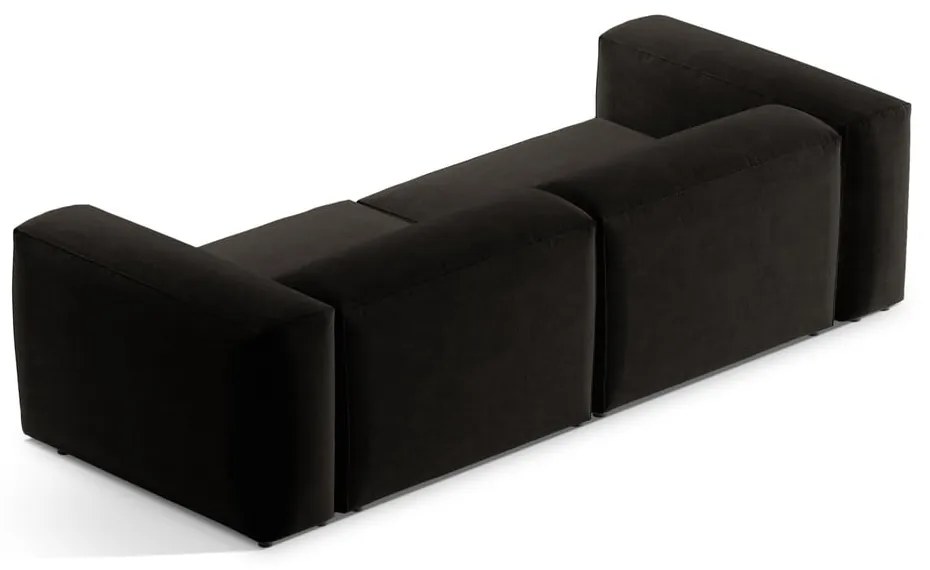 Czarna sofa 264 cm Bergamo – Cosmopolitan Design