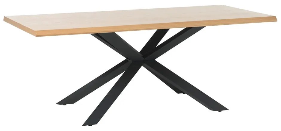 Stół z blatem w dekorze dębu 100x200 cm Arno – Unique Furniture