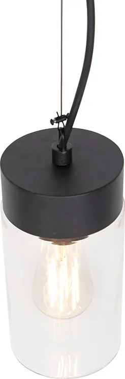Nowoczesna lampa wisząca czarna IP44 - Jarra