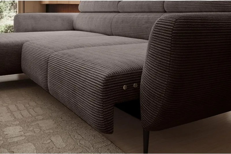 Narożnik ALISSON S/MINI z elektryczną regulacją siedziska WERSAL