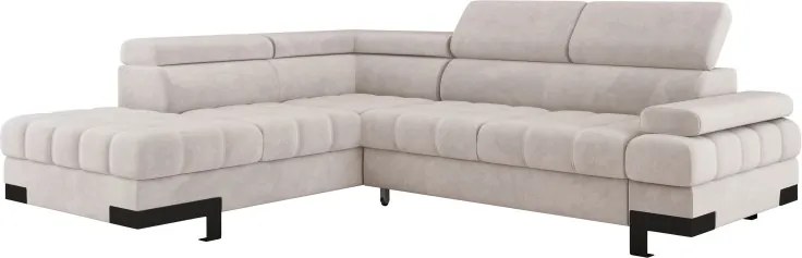 Narożnik SELVA L z funkcją spania i pojemnikiem SALVADOR 01 WERSAL