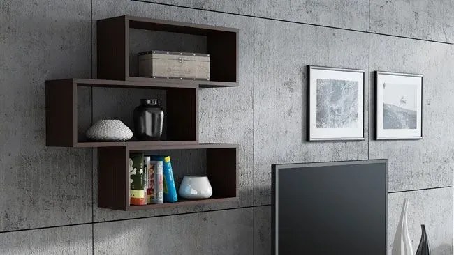 Biała Modułowa Półka Wisząca H5-Z15