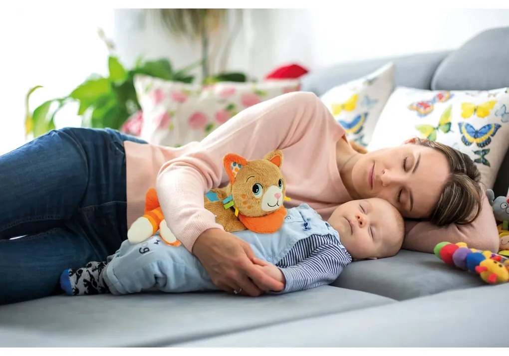 Clementoni Interaktywny kot z kojącymi dźwiękami,pluszowy