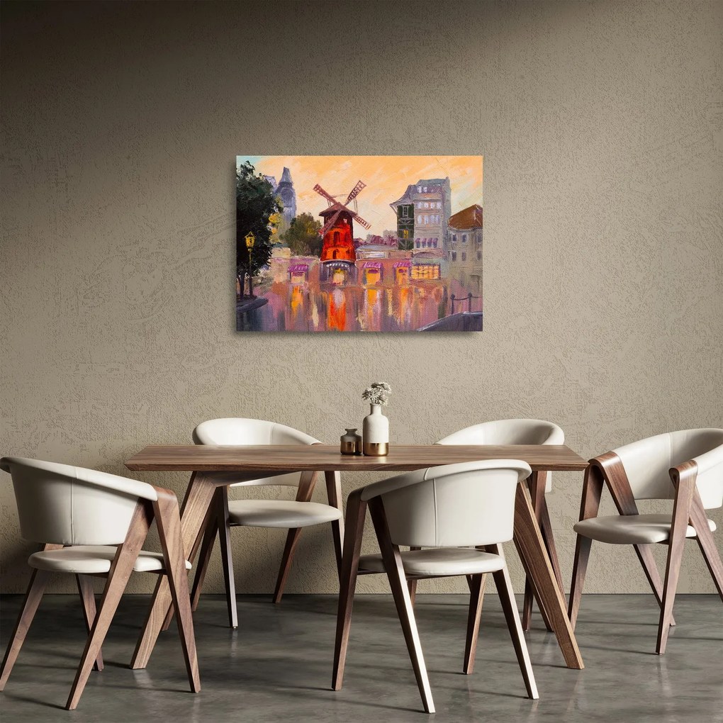 Obraz na szkle - Moulin Rouge, Paryż, Francja (70x50 cm)