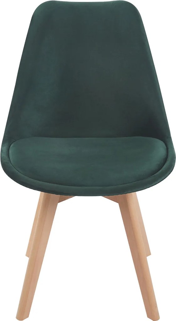 Zestaw 4 Krzese Synk Aksamitne