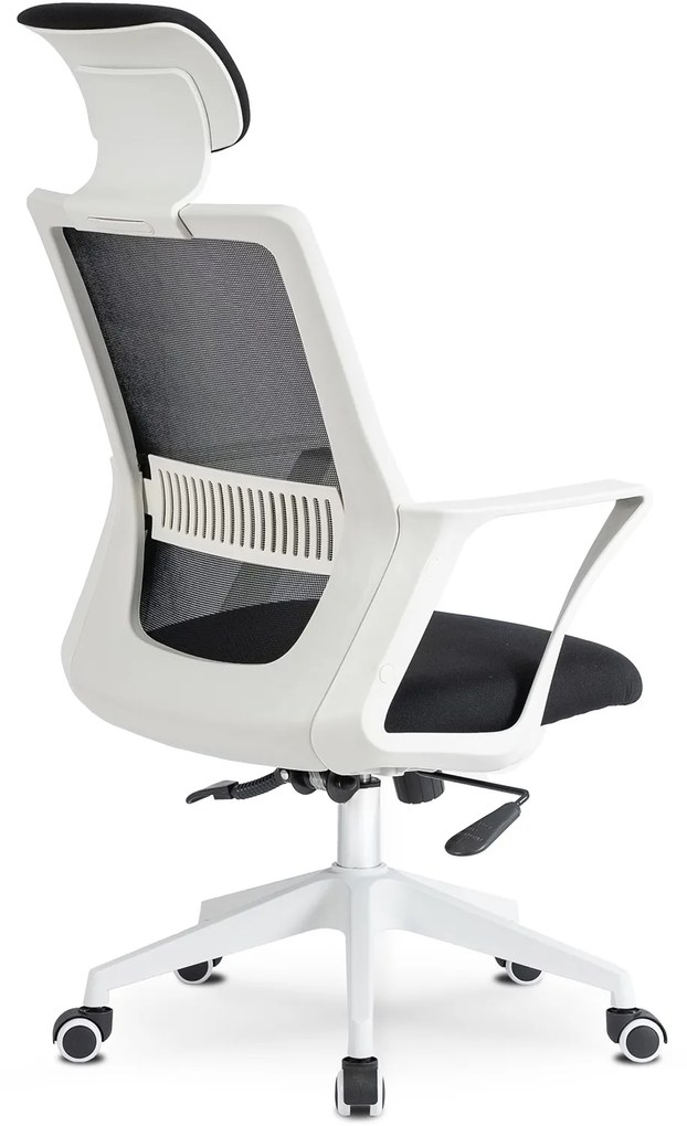 Fotel Biurowy Ergonomiczny Obrotowy FLEX Czarny Nowoczesny